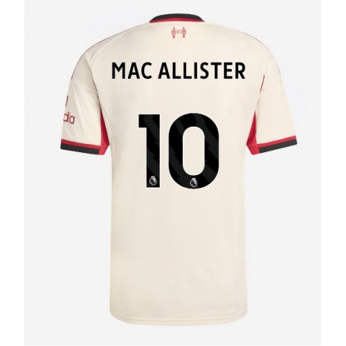 Liverpool Alexis Mac Allister #10 Vonkajší futbalový dres 2025-26 Krátky Rukáv Liverpool Alexis Mac Allister #10 Vonkajší futbalový dres 2025-26 Krátky Rukáv